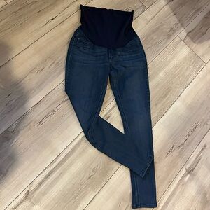 INDIGO BLUE Maternity Dark Wash Stretch Jeans size M